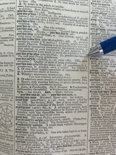 Dictionary Page